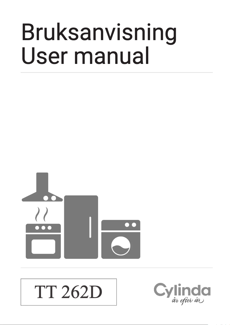 Page 1 of the manual User Manual Cylinda TT 262D