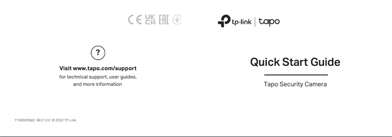 Page 1 of the manual User Manual TP-Link Tapo C325WB