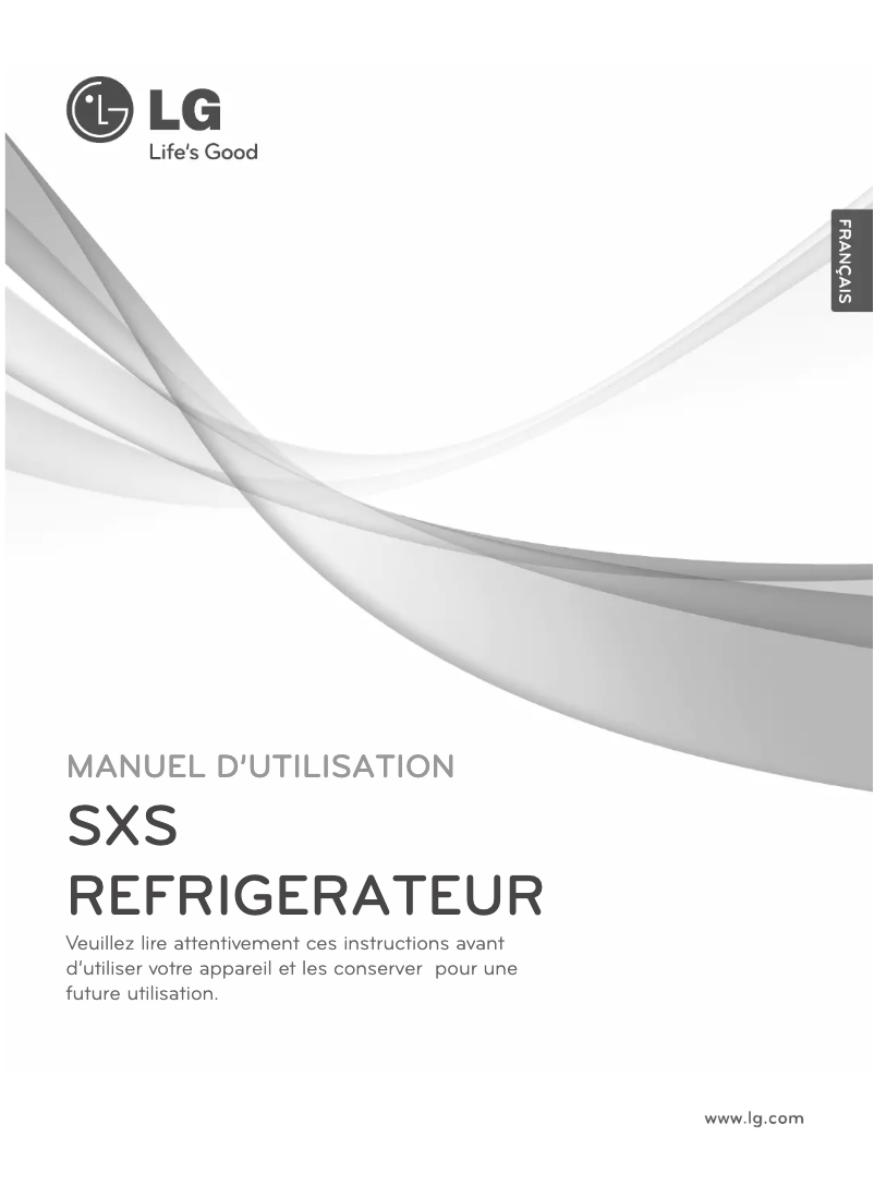 First page image of the manual for GR-P237ATXN