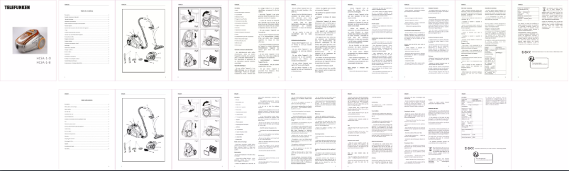 Image de la première page du manuel de l'appareil HCSA-1-B