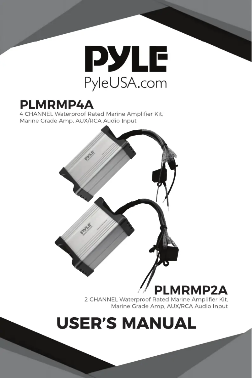 Page 1 of the manual User Manual Pyle PLMRMP4A