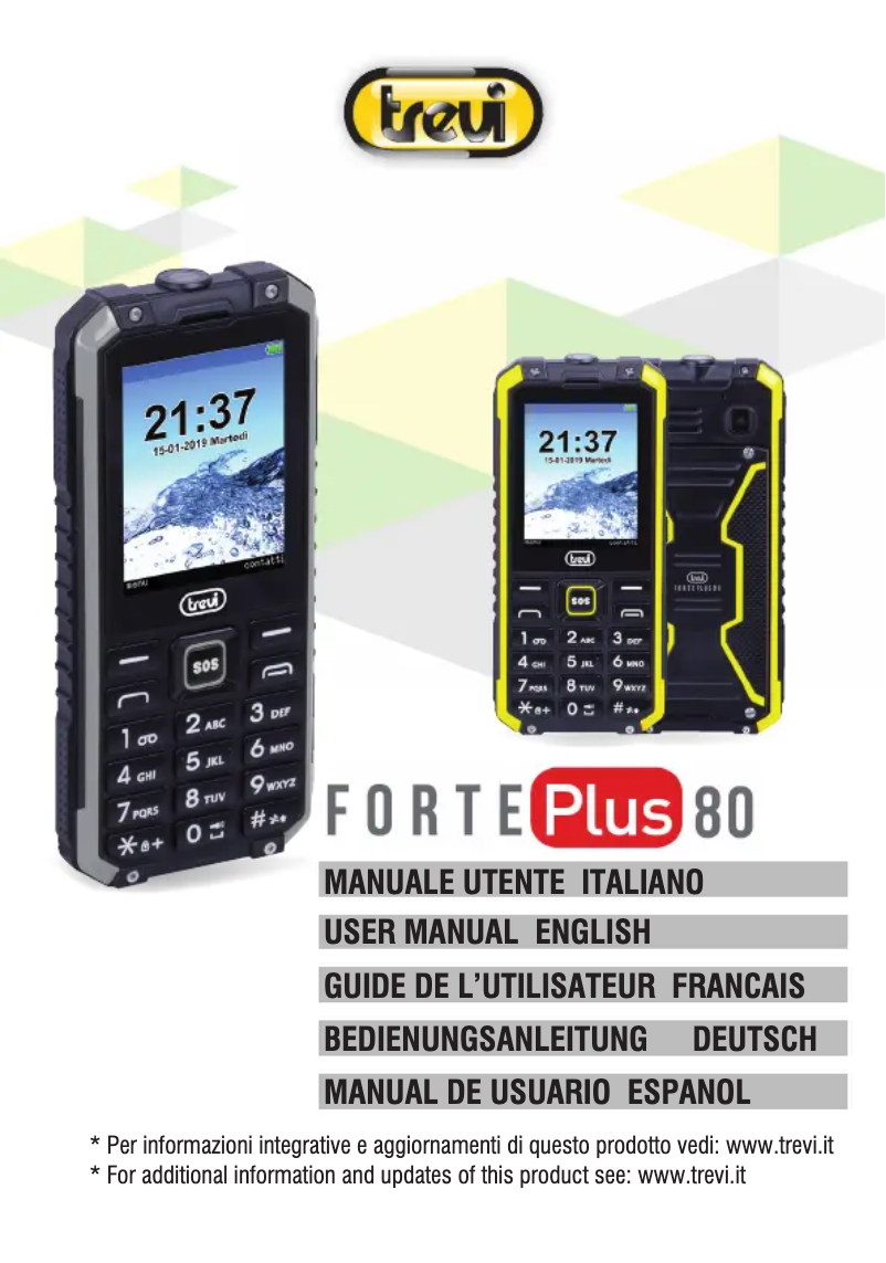 Page 1 of the manual User Manual Trevi Forte PLUS