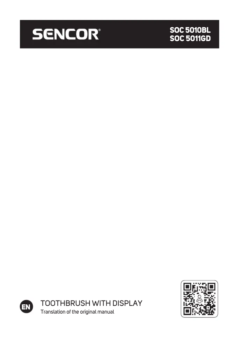 First page image of the manual for SOC 5011GD