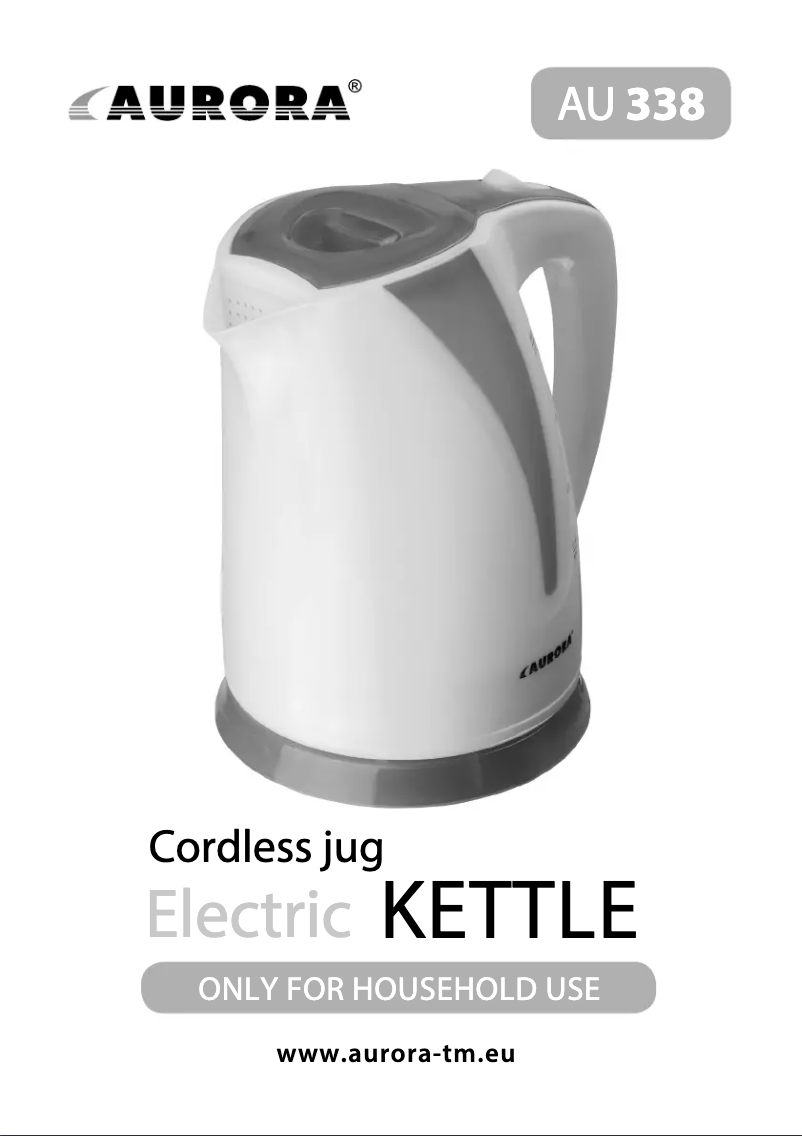 First page image of the manual for AU 338