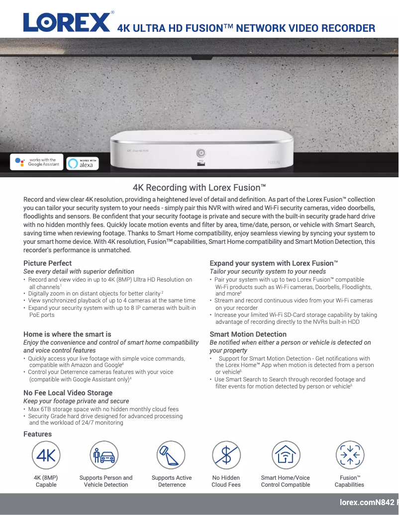 First page image of the manual for N842