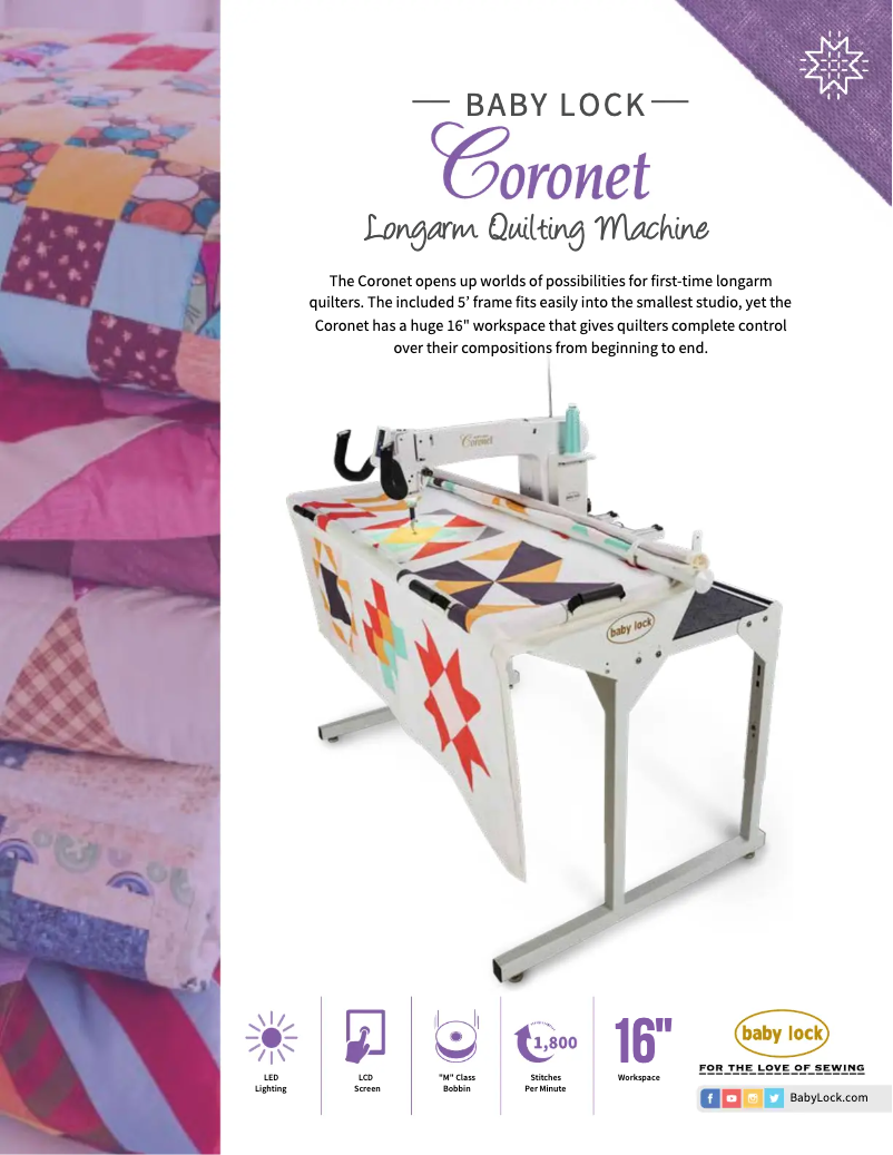 First page image of the manual for Coronet