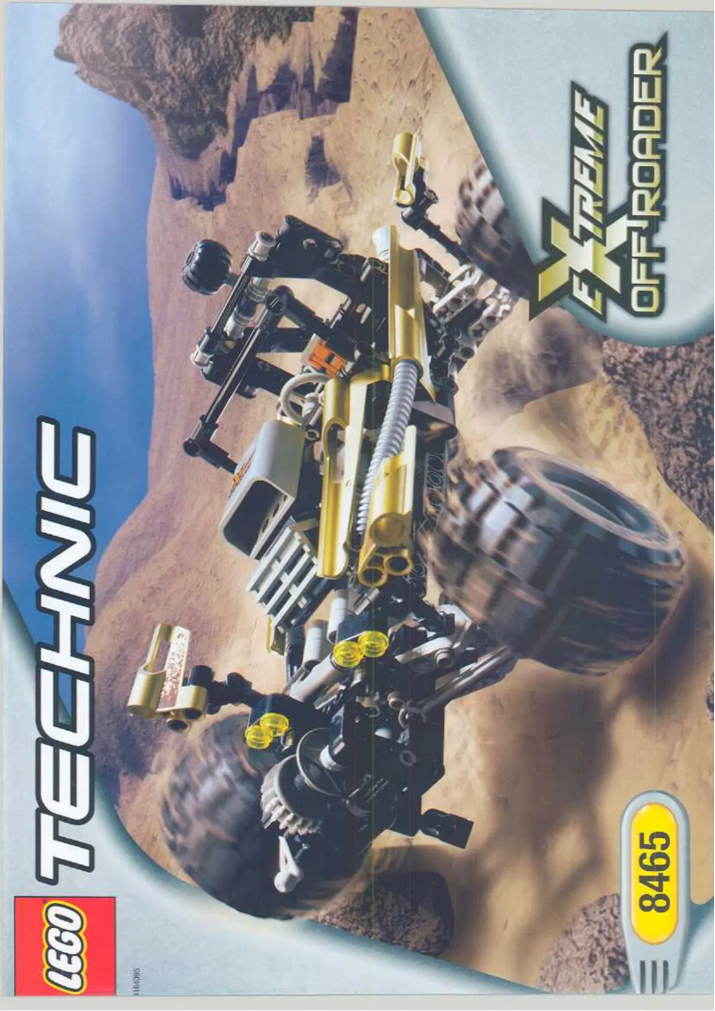 Page 1 of the manual User Manual Lego Technic 8465