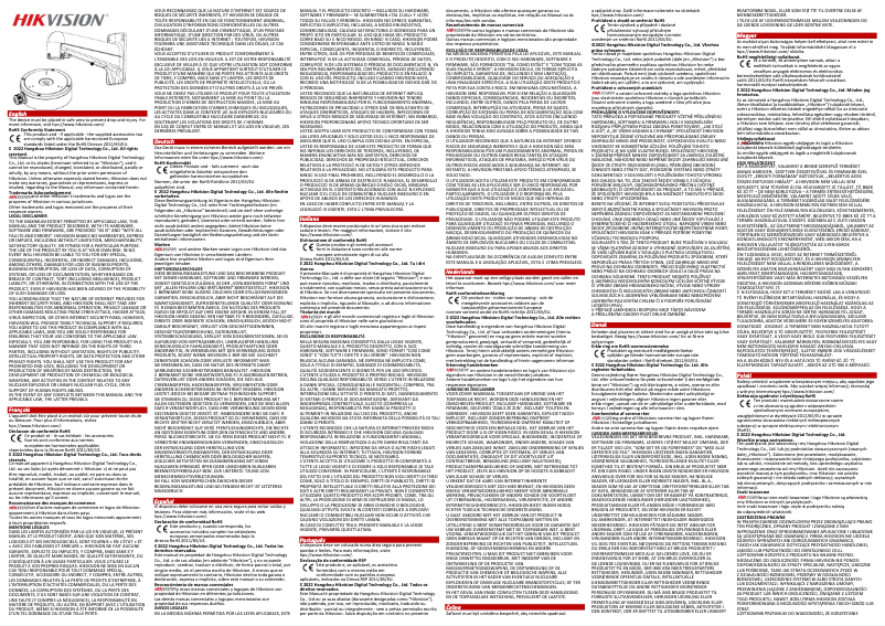 Page 1 of the manual User Manual Hikvision DS-1681ZJ