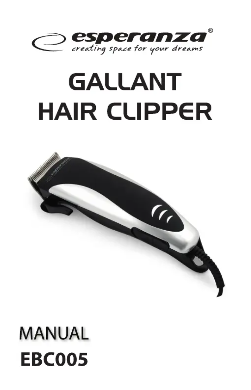 First page image of the manual for Gallant EBC005