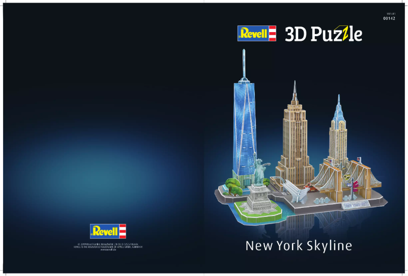 Page 1 of the manual User Manual Revell 3D Puzzle New York Skyline