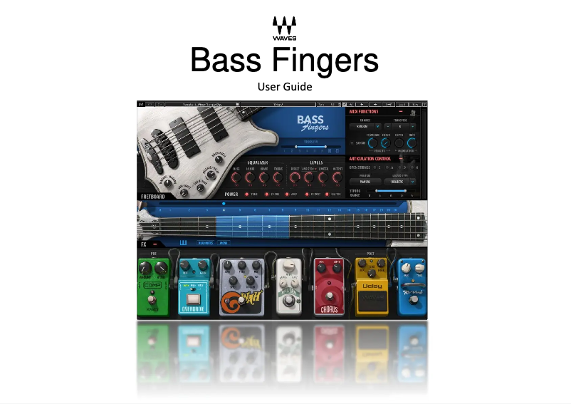 First page image of the manual for Bass Fingers
