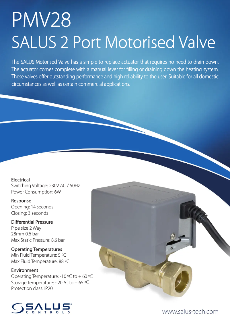 First page image of the manual for PMV28