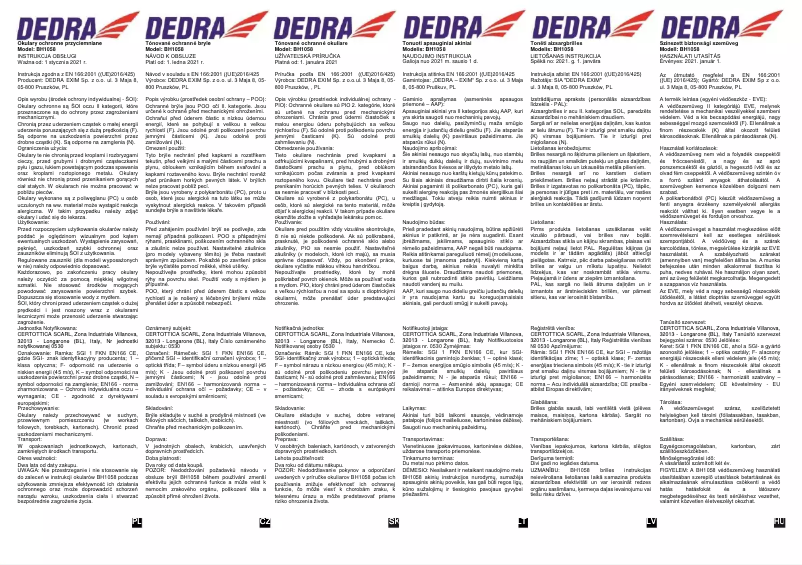 First page image of the manual for BH1058