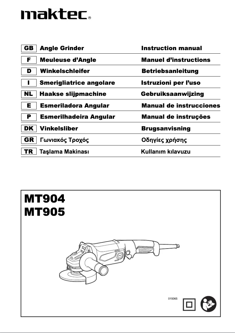 Page 1 of the manual User Manual Maktec MT905