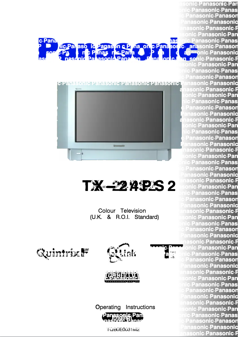 First page image of the manual for TX-24PS2