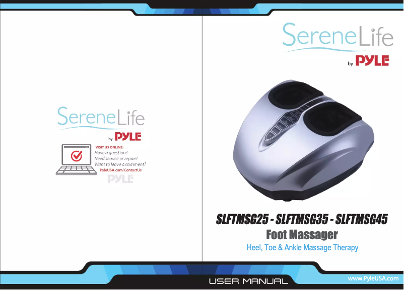 Page 1 of the manual User Manual SereneLife SLFTMSG45