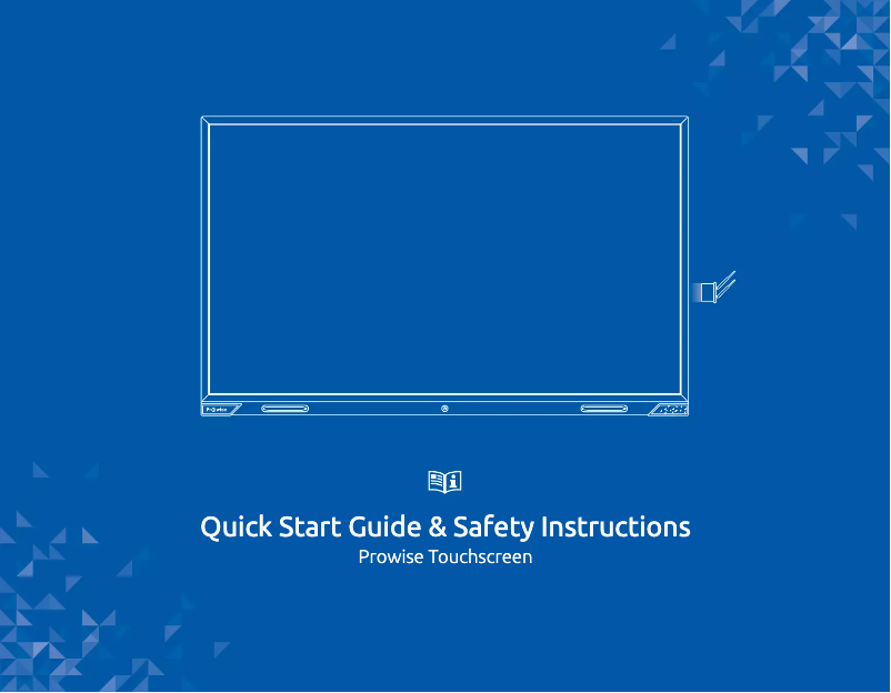 Page 1 of the manual User Manual Prowise PW.1.15075.1001