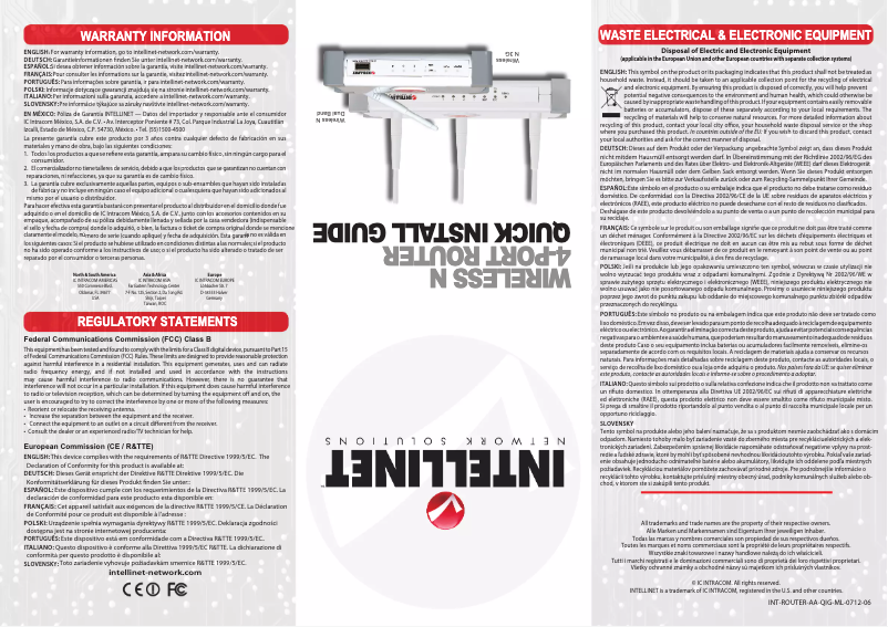 First page image of the manual for 525268