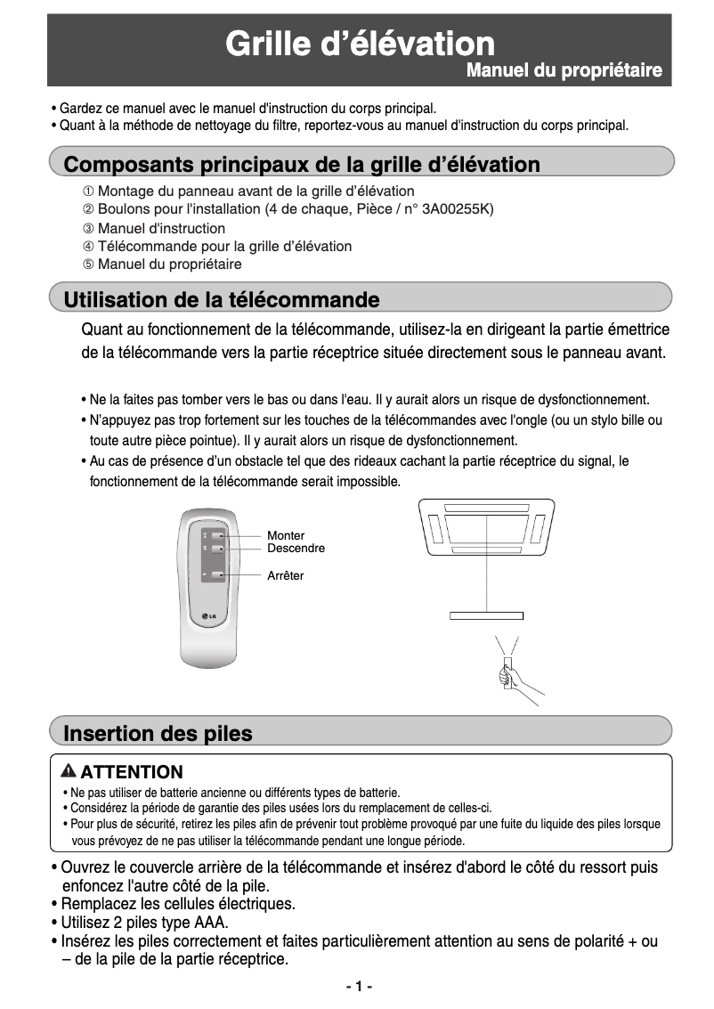 First page image of the manual for PTEGM0