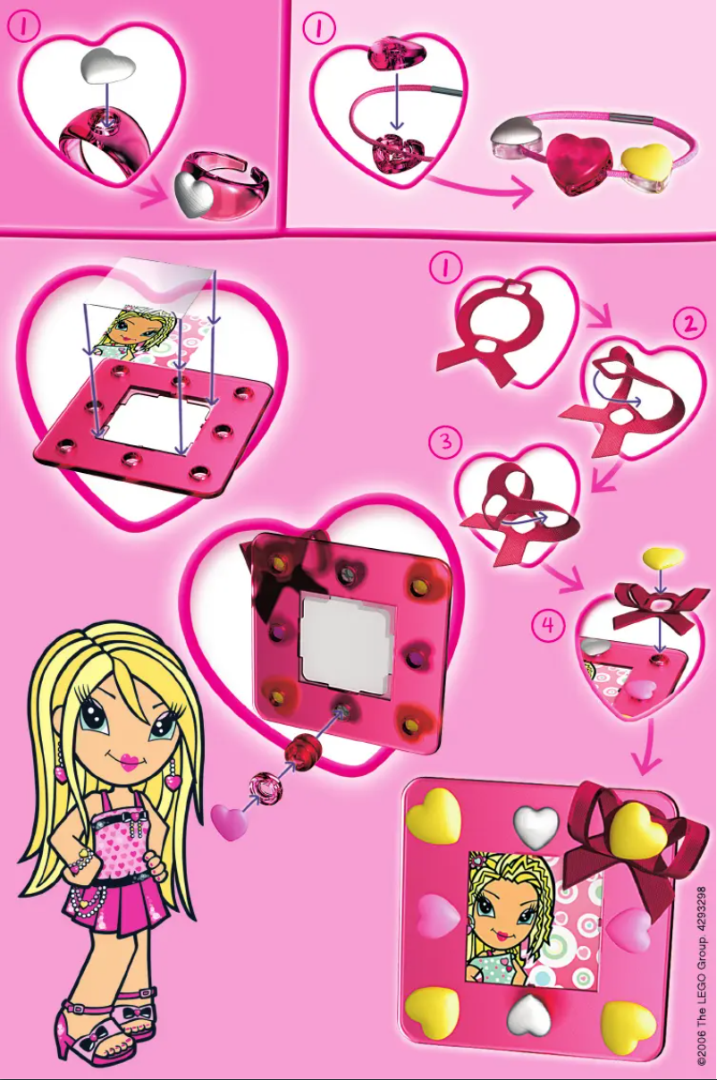 First page image of the manual for Frame & Hairband