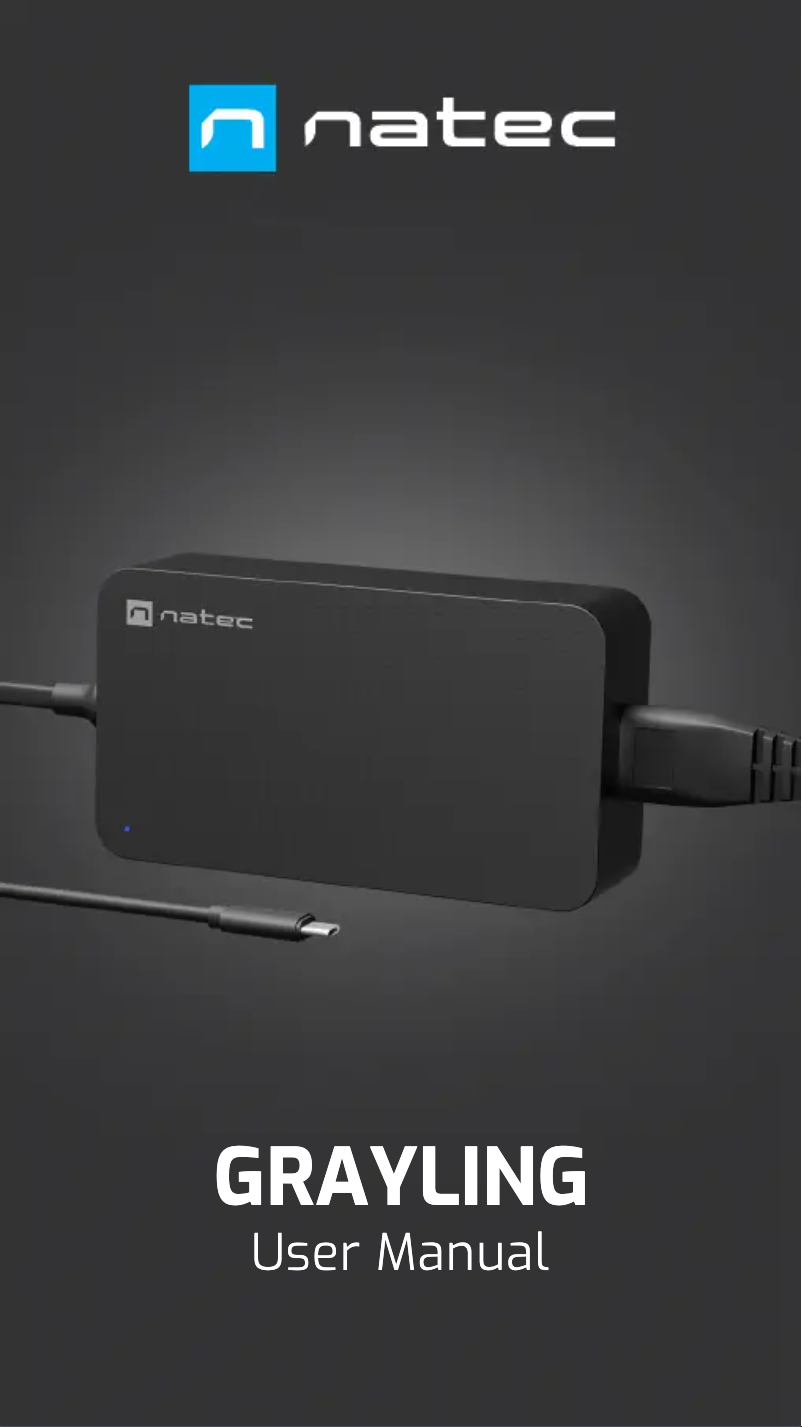 Page 1 de la notice Manuel utilisateur Natec Grayling