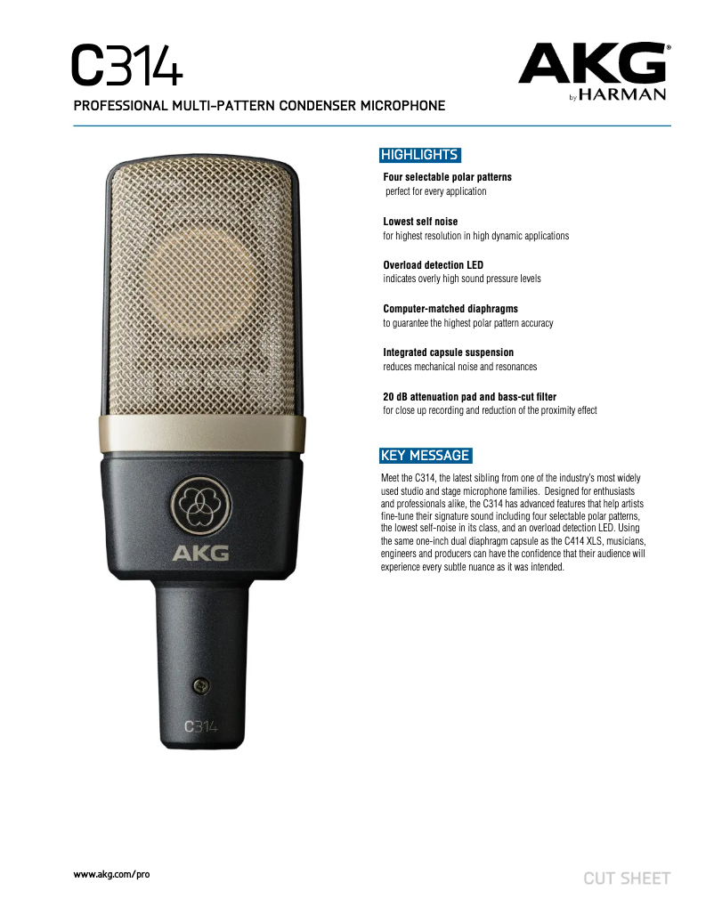 First page image of the manual for C314