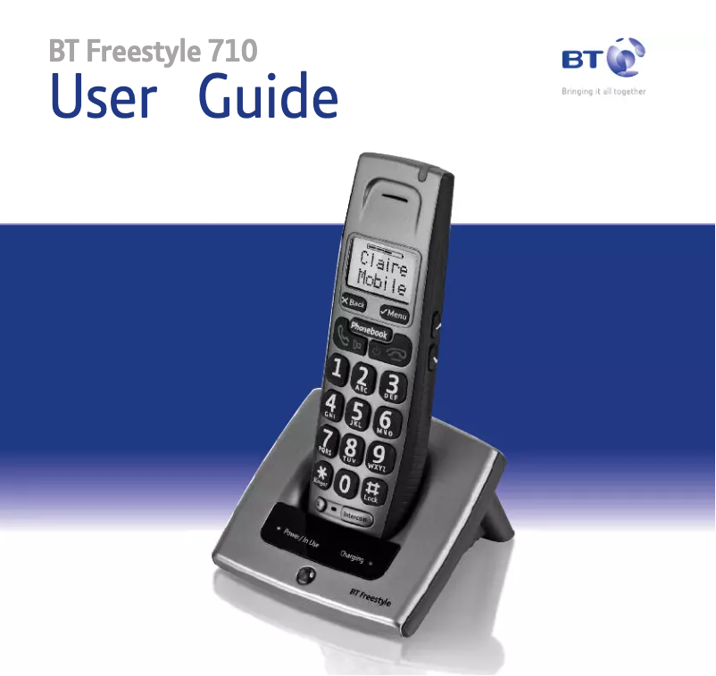 First page image of the manual for Freestyle 710