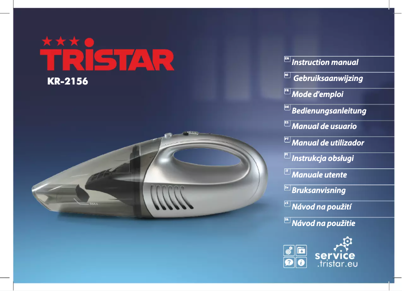 Page 1 of the manual User Manual TriStar KR-2156