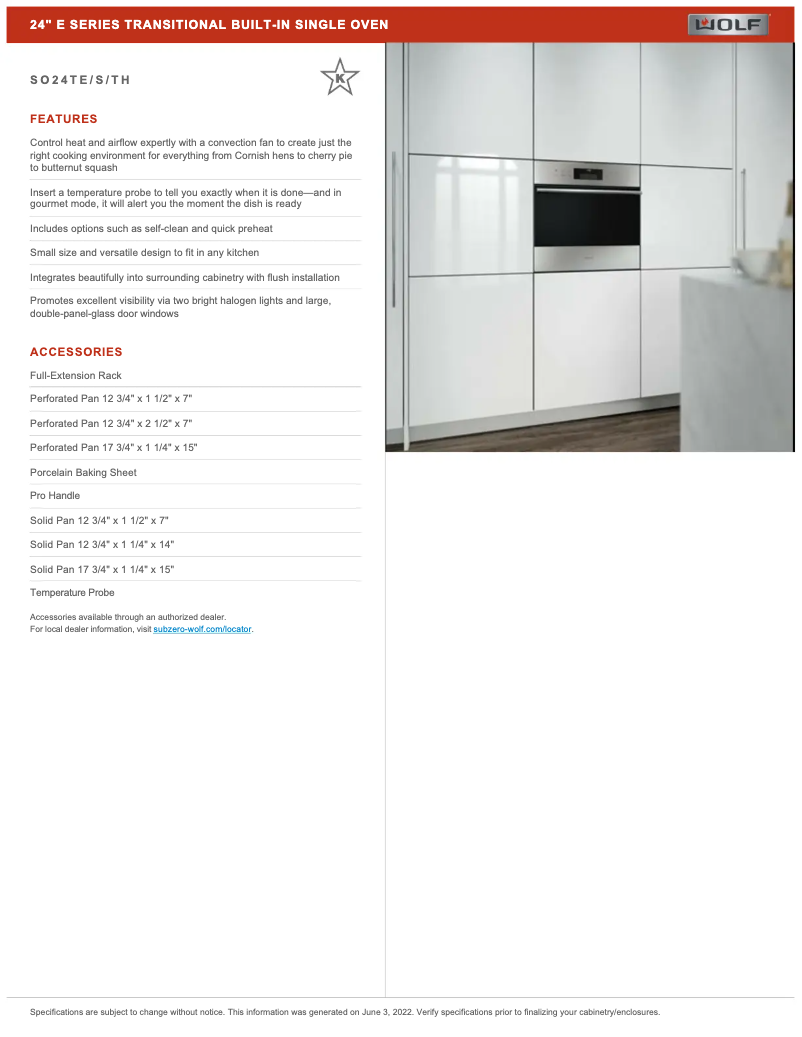 First page image of the manual for SO24TE