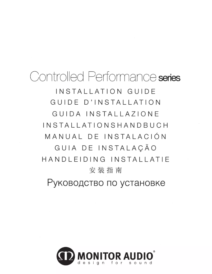 First page image of the manual for Controlled Performance CP-WT240LCR