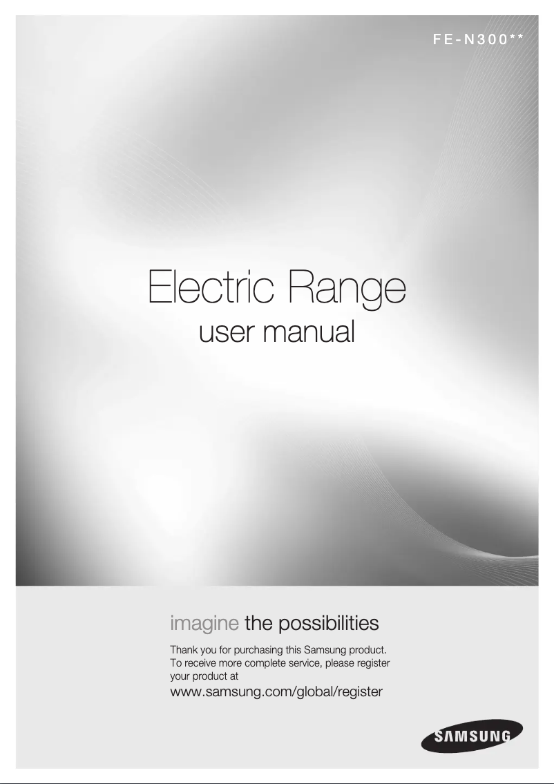 Page 1 of the manual User Manual Samsung FEN300WX