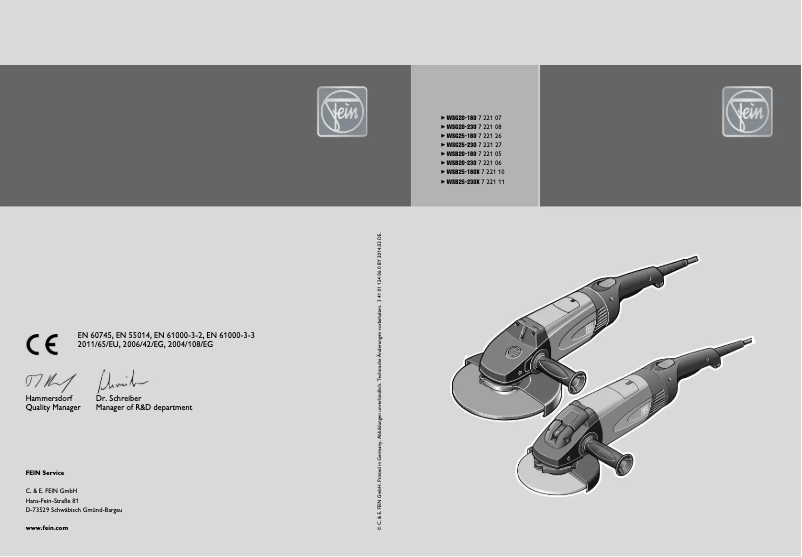 First page image of the manual for WSB 20-180