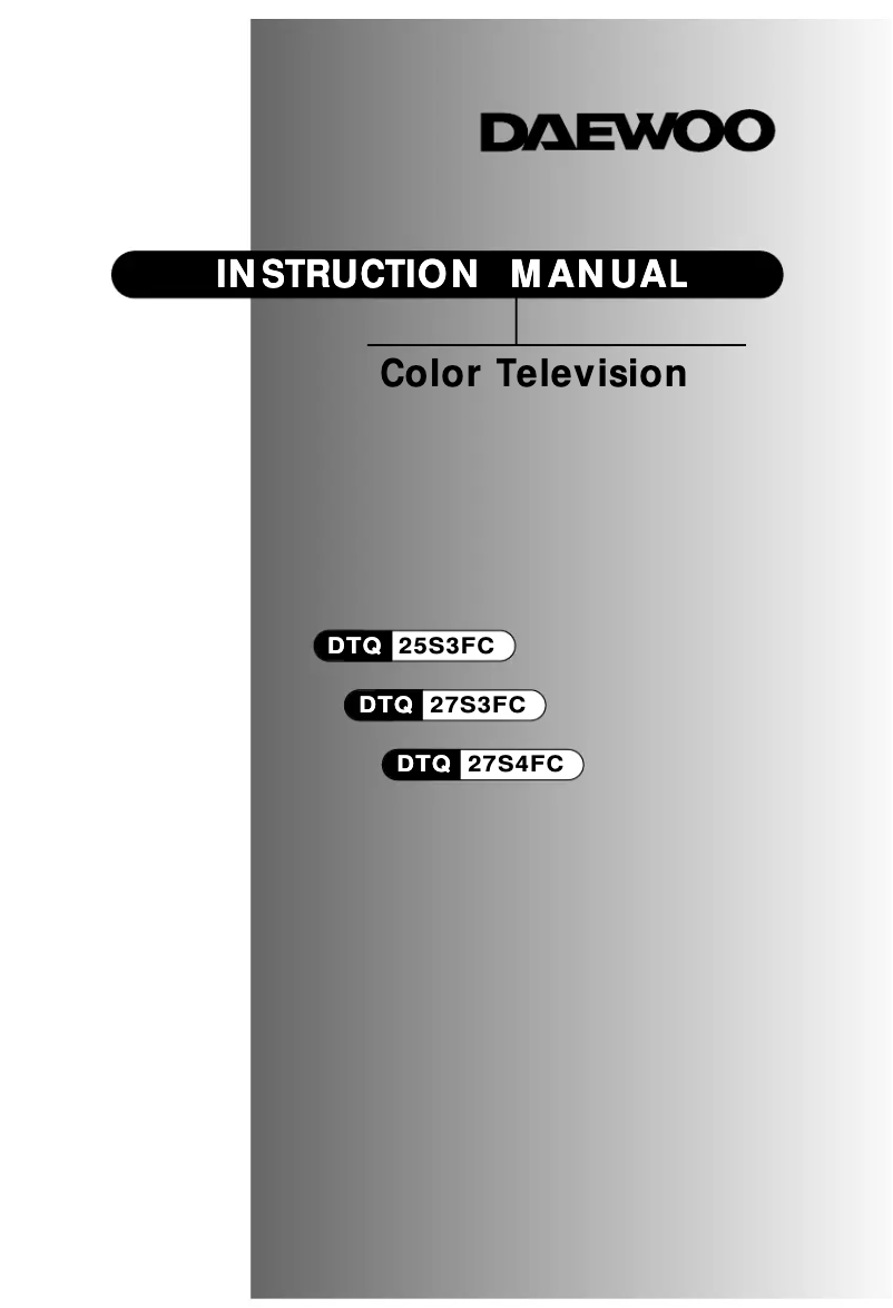 Page 1 of the manual User Manual Daewoo DTQ27S3FC