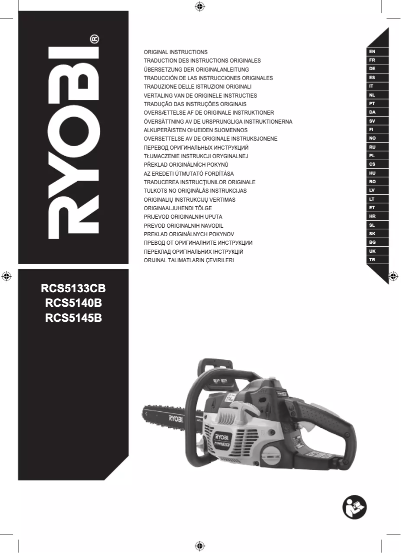 Page 1 of the manual User Manual RYOBI RCS5145B