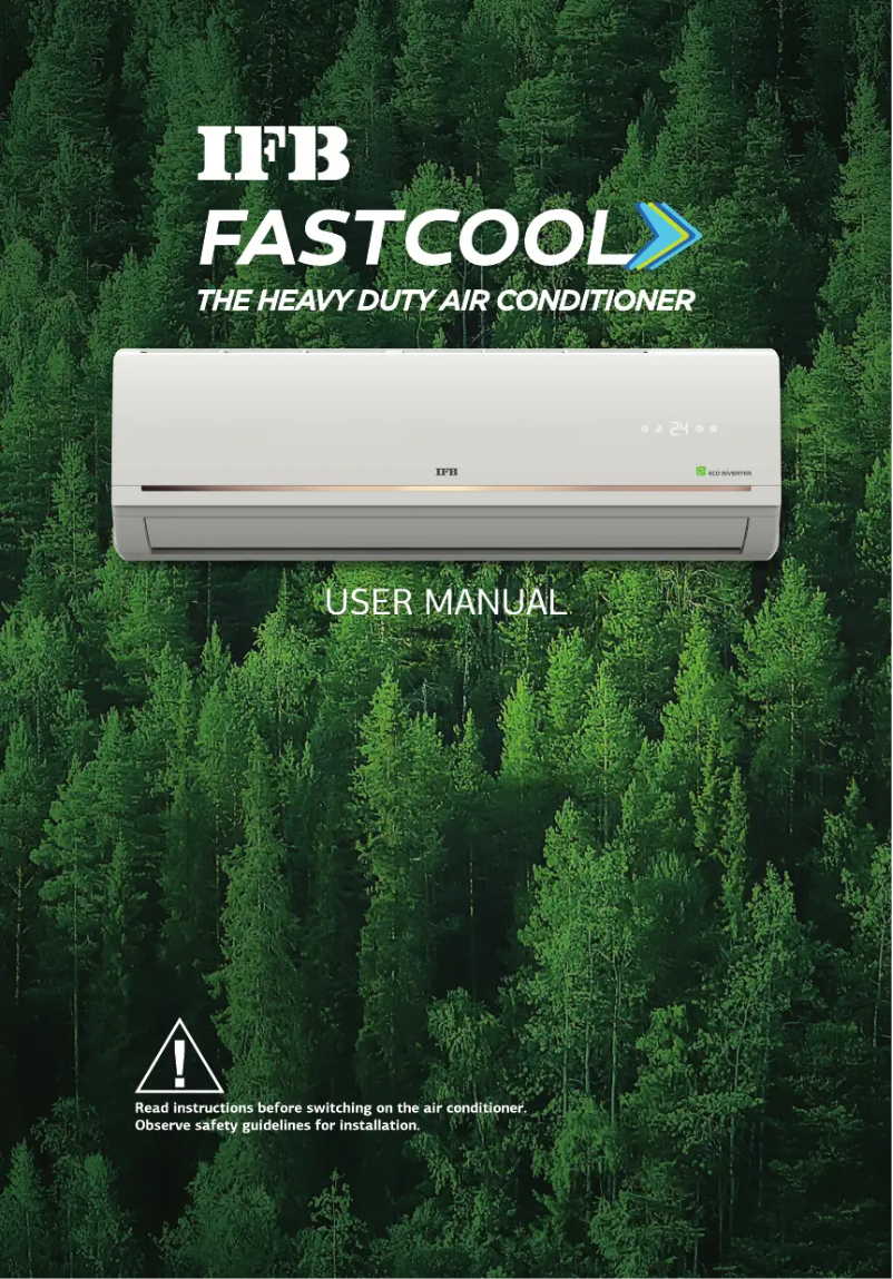 Page 1 of the manual User Manual IFB CI1322C113G1