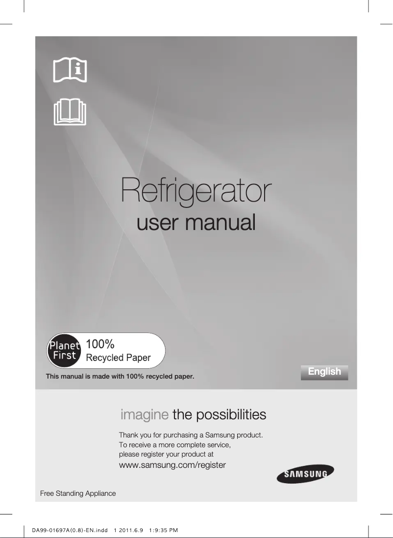 Page 1 of the manual User Manual Samsung RT72KBSM