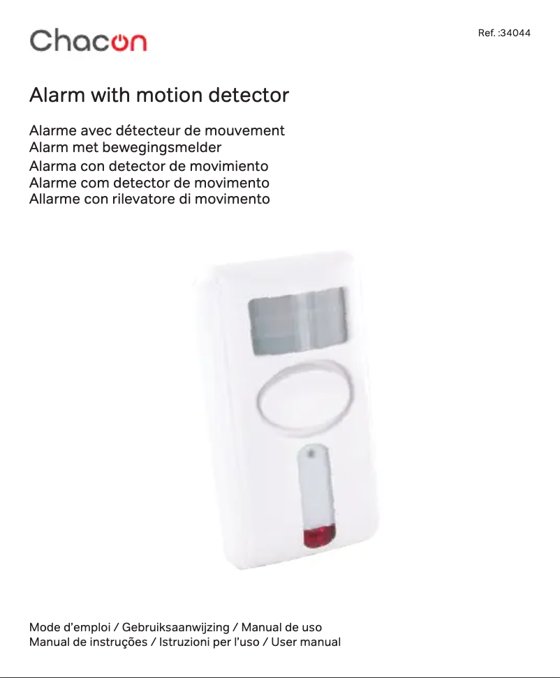 First page image of the manual for 34044