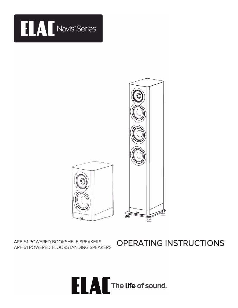 Page 1 de la notice Mode d'emploi ELAC Navis ARB-51