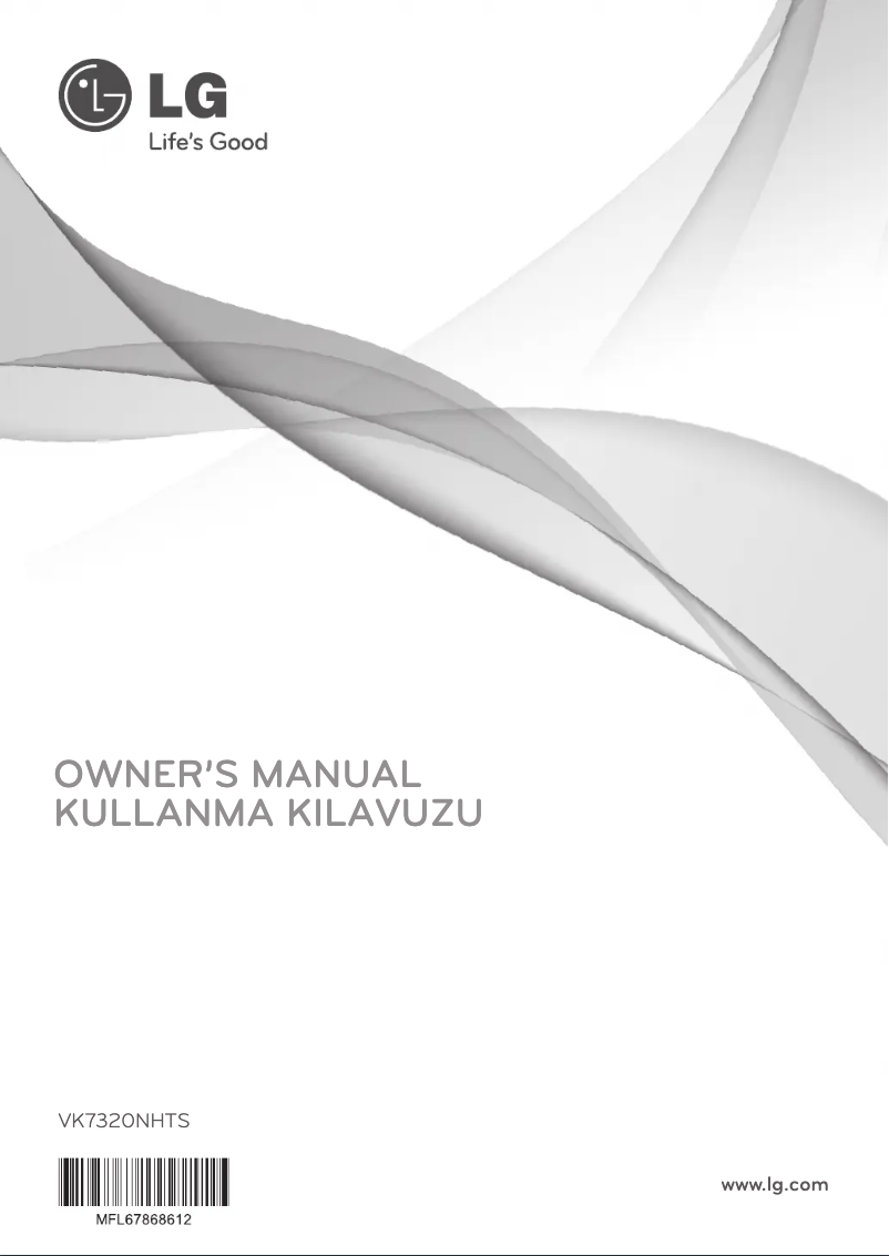 Page 1 of the manual User Manual LG VK7320NHTS