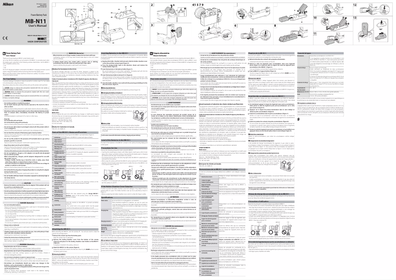 First page image of the manual for MB-N11