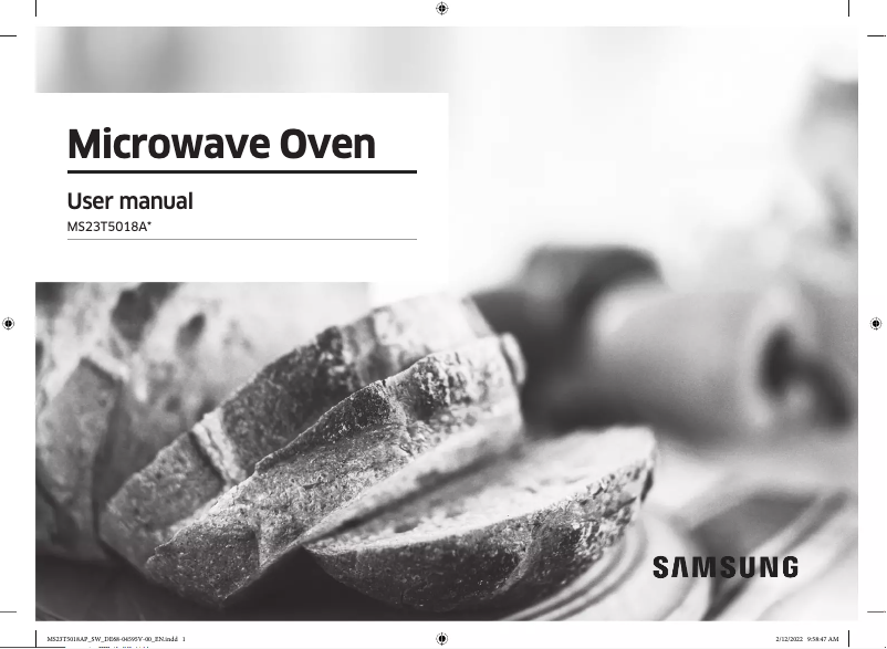 Page 1 of the manual User Manual Samsung MS23T5018AC