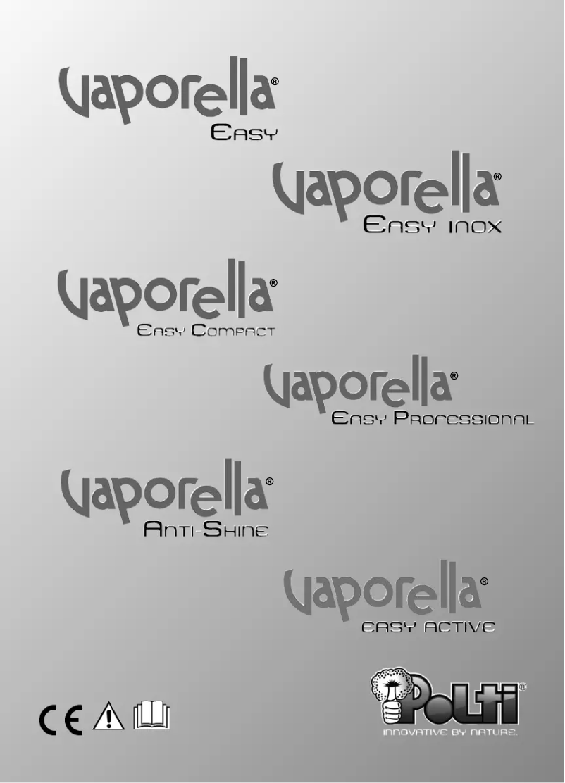 First page image of the manual for Vaporella Easy