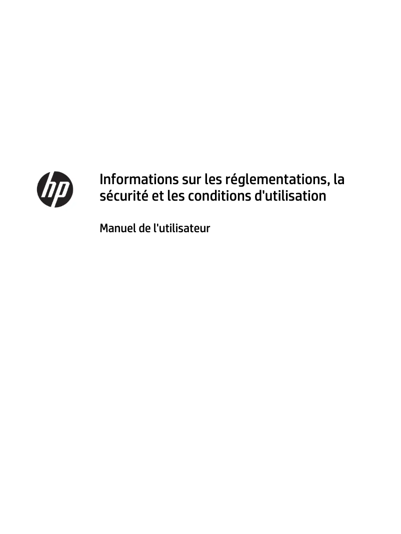 First page image of the manual for EliteDesk 705 Mini G2