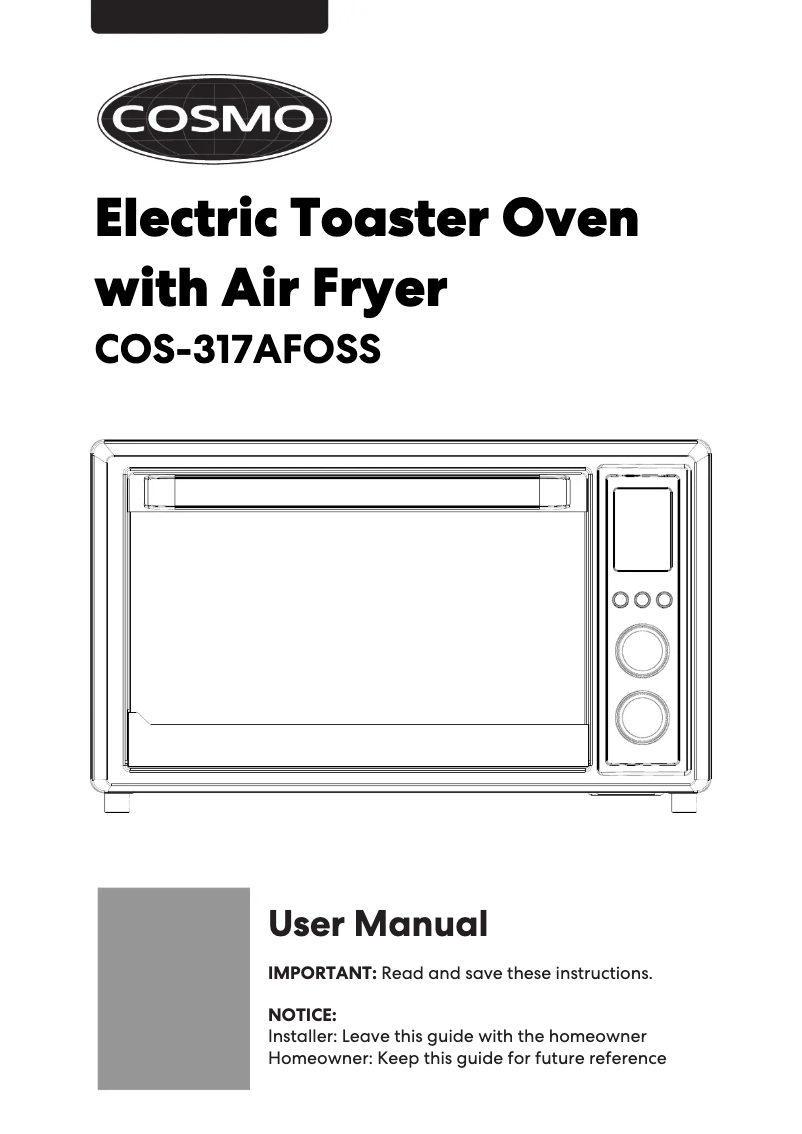 Page 1 of the manual User Manual Cosmo COS-317AFOSS