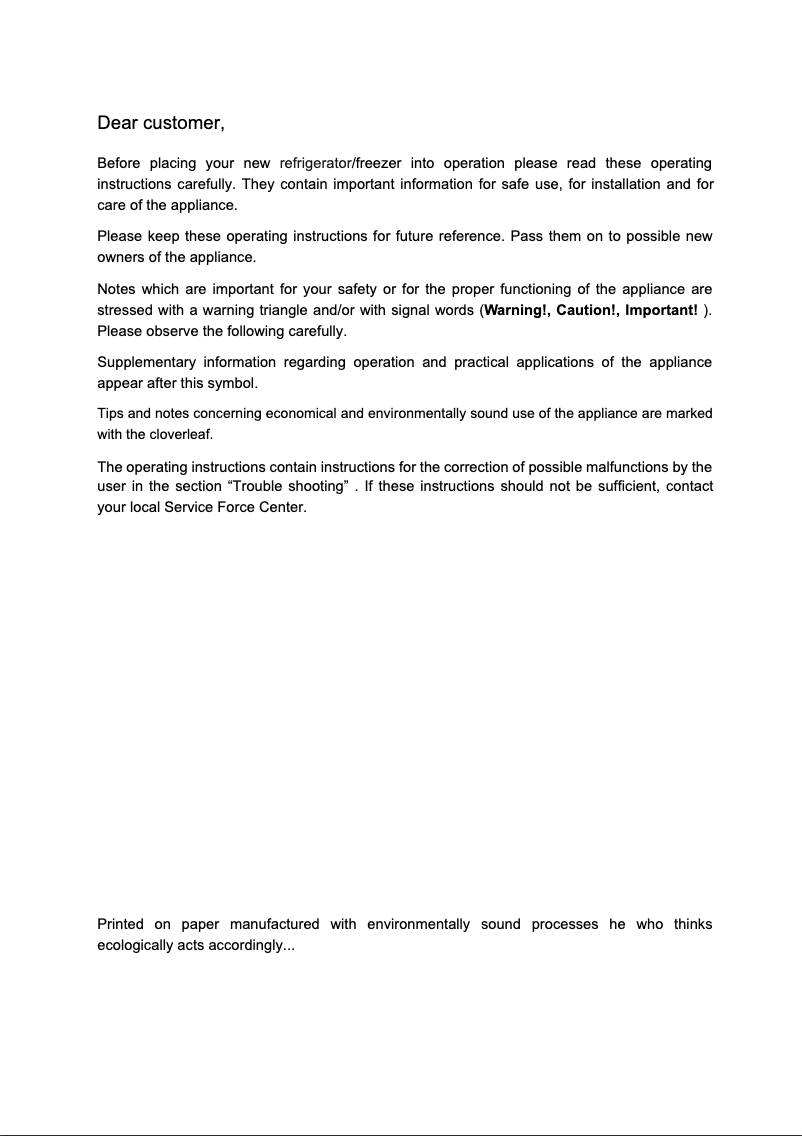 Page 1 of the manual User Manual Exquisit GB40-1A