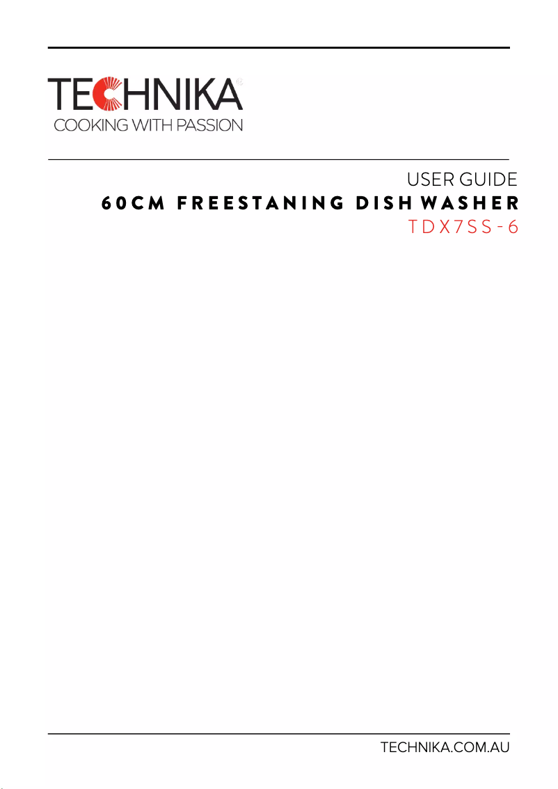 Image de la première page du manuel de l'appareil TDX7SS-6