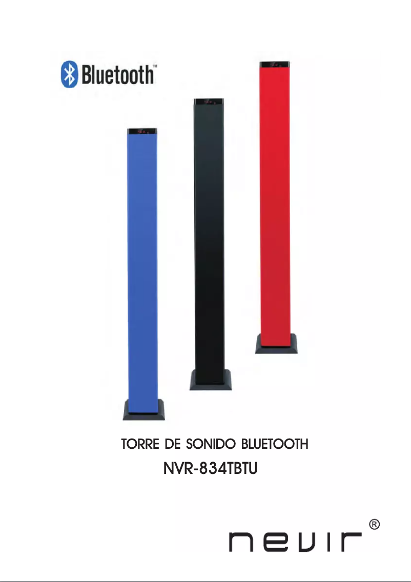 First page image of the manual for NVR-834TBTU