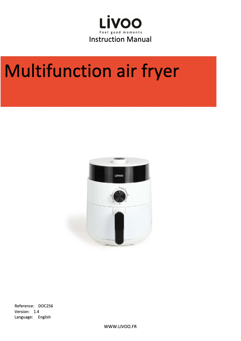 First page image of the manual for DOC256