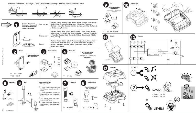 First page image of the manual for MK159