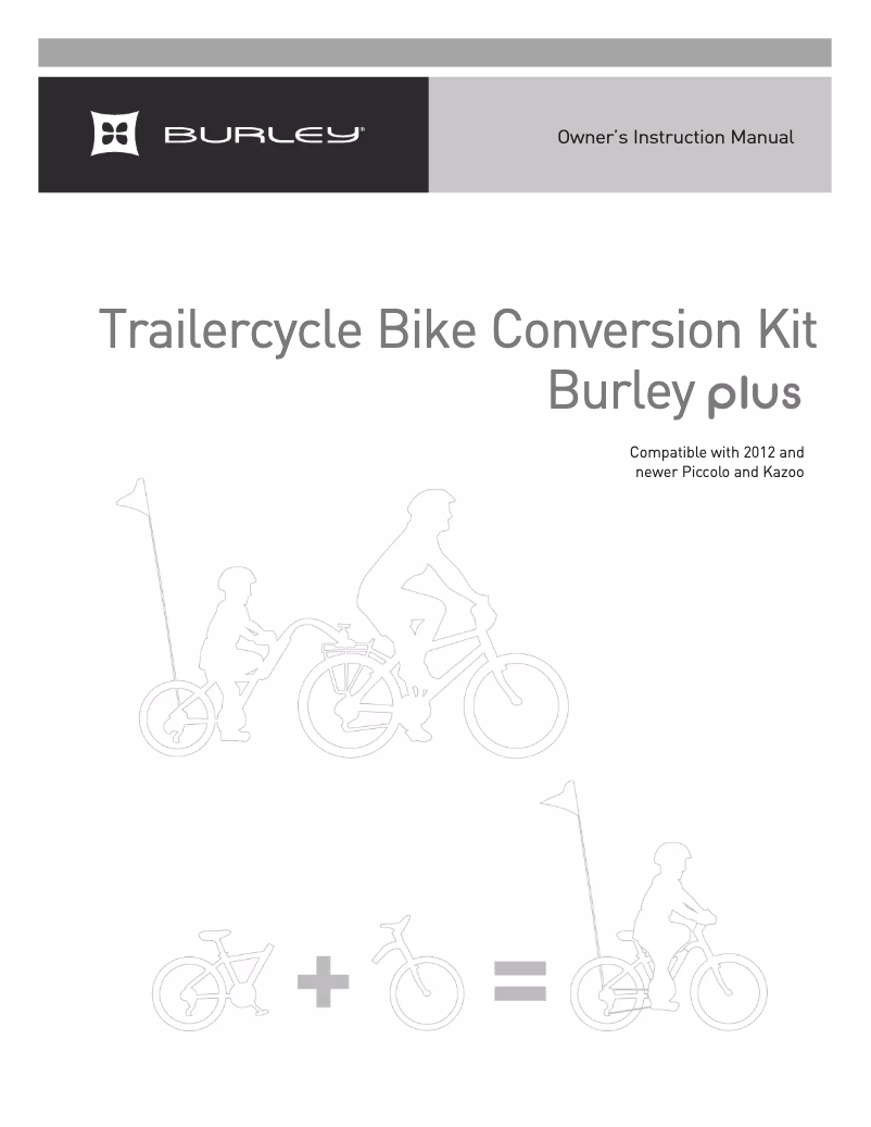 Page 1 of the manual User Manual Burley Plus